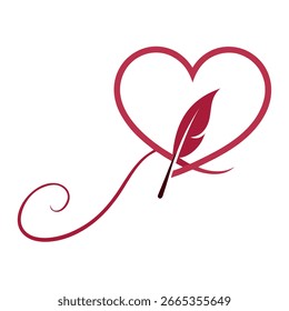 Minimalistischer Kugelschreiber, der einen durchgehenden Buchstaben h Logo-Design zeichnet