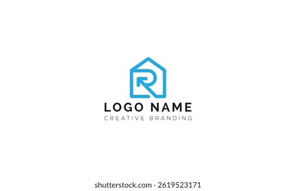 Minimalist R Logo for Branding and Identity.