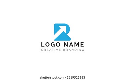 Minimalist R Logo for Branding and Identity.