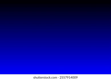 Minimalist Radial Gradient Background from Blue to Deep Black. Clean and Modern Design. Abstract Backdrop for Branding, Presentations, and Digital Projects