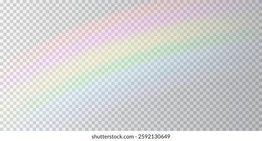 Minimalist Rainbow Gradient with a Smooth Glow, Adding a Magical and Serene Touch