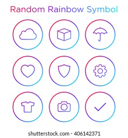 Minimalist Random Technology Icon set