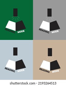 Minimalist Reading Mode Logo Design