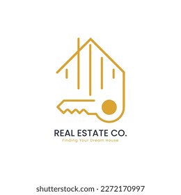 Minimalist Real Estate Business Logo
