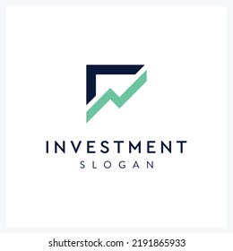 Minimalist Real Estate Investment Logo for business company