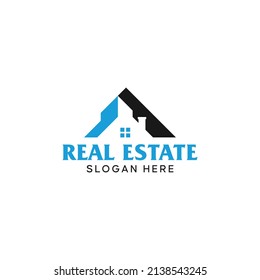 minimalist real estate logo concept