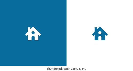 Logotipo del vector inmobiliario minimalista