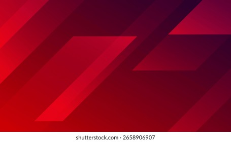 Fondo abstracto rojo minimalista. Ilustración creativa para cartel, Web, aterrizaje, página, cubierta, EPS 10