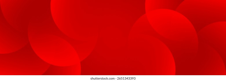 Minimalist Red Background with Abstract Circle. Bg. Abstract Business Wallpaper. Vibrant. Vector Illustration
