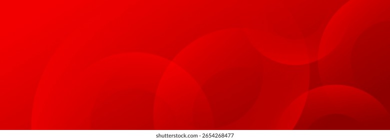 Minimalist Red Background with Abstract Circle. Bg. Abstract Business Wallpaper. Vibrant. Vector Illustration