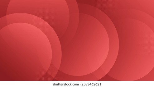 Minimalist  red background, circle effect style.modern background,colorful,simple design,vector eps 10