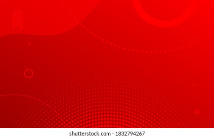 minimalist red background and creative abstract background, digital background christmas banner concept