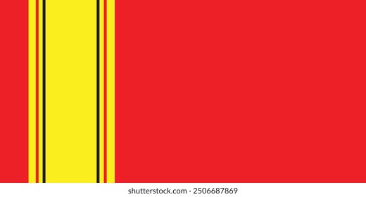 minimalist red background with yellow overlapping deep shadow