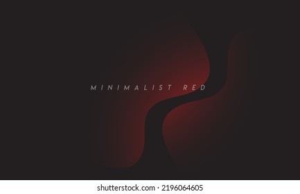 Minimalist Red to the black premium abstract background with luxury dark geometric elements. Exclusive wallpaper design for posters, brochures, presentations, website,s etc. - Vector EPS