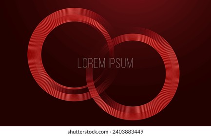 Minimalist Red to black premium abstract background with luxury multiple red line. Exclusive wallpaper design for poster, brochure, presentation
