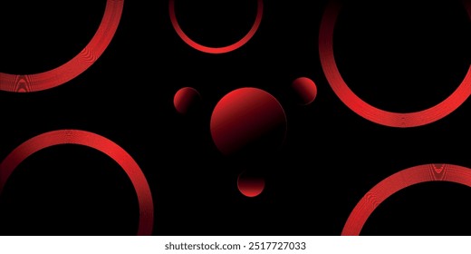 Minimalist Red to black premium abstract background with luxury dark geometric elements. Exclusive wallpaper design for poster, brochure, presentation