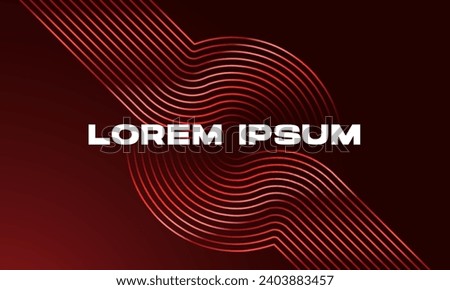 Minimalist Red to black premium abstract background with luxury multiple red line. Exclusive wallpaper design for poster, brochure, presentation