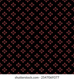 Minimalist Red Geometric Tile Pattern 