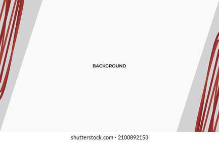 Minimalist Red Line Background, Clean Concept with simple Style For Element, Wallpaper, Banner, Presentation, Web, Page Layout, and etc. Editable