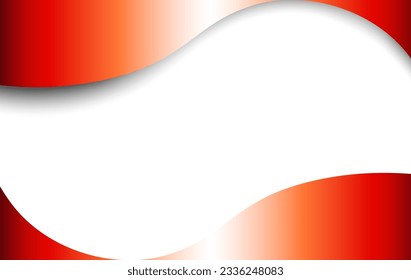 fondo abstracto de marco de papel rojo minimalista