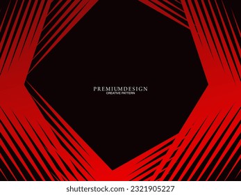 Fondo abstracto minimalista rojo premium con elementos geométricos de lujo. Diseño exclusivo de fondo de pantalla para carteles, folletos, presentaciones, sitios web, etc.