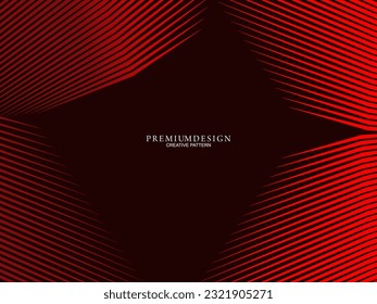 Minimalist red premium abstract background with luxury geometric elements. Exclusive wallpaper design for posters, flyers, presentations, websites, etc.
