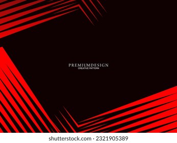 Minimalist red premium abstract background with luxury geometric elements. Exclusive wallpaper design for posters, flyers, presentations, websites, etc.