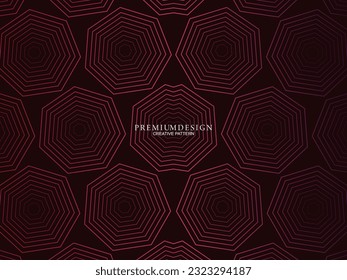 Minimalistisch roter Premium abstrakter Hintergrund mit luxuriösen geometrischen Elementen. Exklusives Bildschirmhintergrund-Design für Poster, Flyer, Präsentationen, Websites usw.