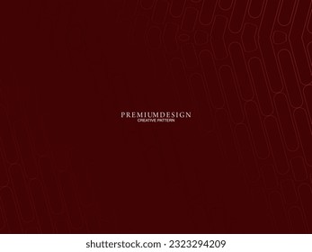 Minimalistisch roter Premium abstrakter Hintergrund mit luxuriösen geometrischen Elementen. Exklusives Bildschirmhintergrund-Design für Poster, Flyer, Präsentationen, Websites usw.
