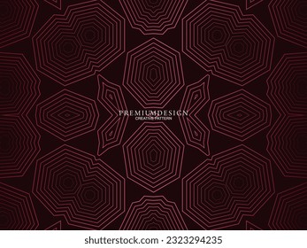 Minimalistisch roter Premium abstrakter Hintergrund mit luxuriösen geometrischen Elementen. Exklusives Bildschirmhintergrund-Design für Poster, Flyer, Präsentationen, Websites usw.