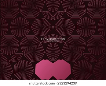 Minimalist red premium abstract background with luxury geometric elements. Exclusive wallpaper design for posters, flyers, presentations, websites, etc.