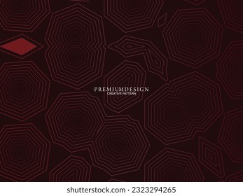 Minimalist red premium abstract background with luxury geometric elements. Exclusive wallpaper design for posters, flyers, presentations, websites, etc.