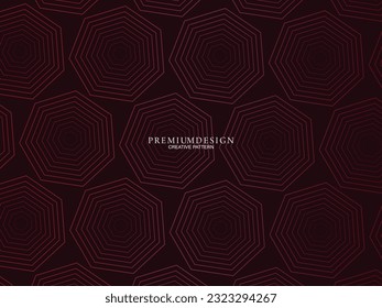 Minimalist red premium abstract background with luxury geometric elements. Exclusive wallpaper design for posters, flyers, presentations, websites, etc.