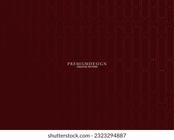 Minimalistisch roter Premium abstrakter Hintergrund mit luxuriösen geometrischen Elementen. Exklusives Bildschirmhintergrund-Design für Poster, Flyer, Präsentationen, Websites usw.