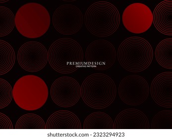 Fondo abstracto minimalista rojo premium con elementos geométricos de lujo. Diseño exclusivo de fondo de pantalla para carteles, folletos, presentaciones, sitios web, etc.