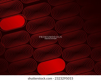 Minimalist red premium abstract background with luxury geometric elements. Exclusive wallpaper design for posters, flyers, presentations, websites, etc.