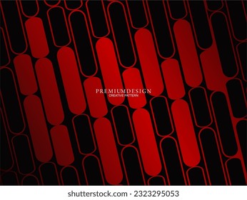 Fondo abstracto minimalista rojo premium con elementos geométricos de lujo. Diseño exclusivo de fondo de pantalla para carteles, folletos, presentaciones, sitios web, etc.