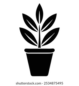 Minimalist Regal Oasis Monochrome Botanical Logo Vector