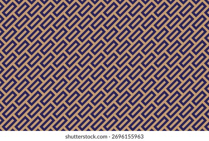 Plano de fundo geométrico retro minimalista - padrão contínuo editável