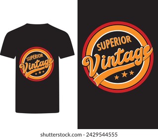 minimalist retro vintage typography custom t-shirt design