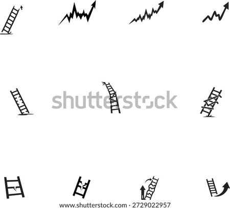 Minimalist right direction arrow signpost vector illustration with bold black lines, clean design, and scalable graphics ideal for navigation, business, and web use.