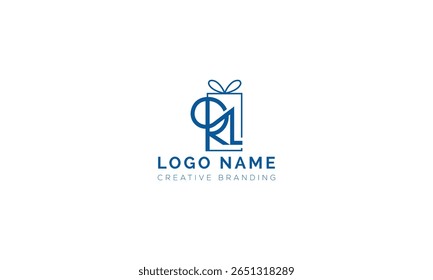 Minimalist RL Logo for Branding and Identity.