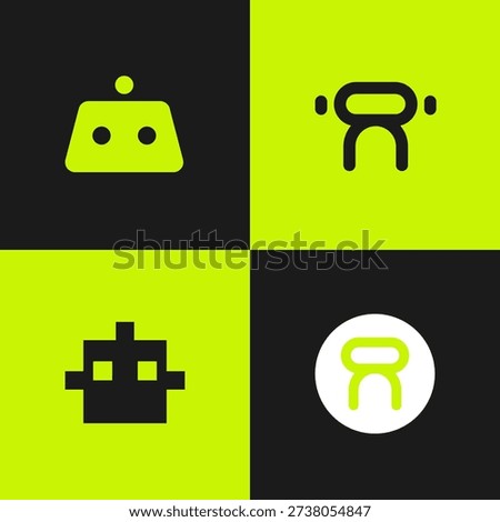 Minimalist Robot Logo Bundle Set – Modern Tech Mascot Brand Identity Collection