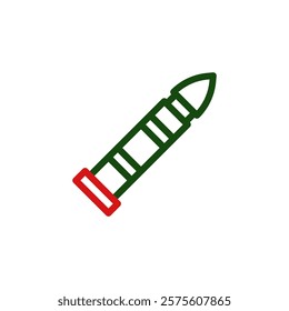 Minimalist Rocket Outline Design design