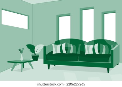 minimalist room interior background with elegant colors