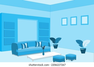 minimalist room interior background with elegant colors