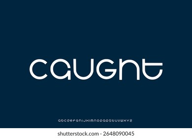 Minimalist Rounded Modern Sans-Serif Font with Clean Lines