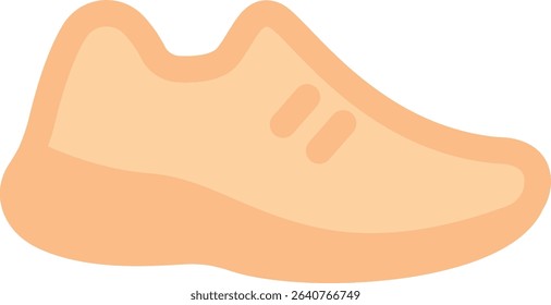 Minimalist Running Shoe Vector Illustration