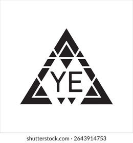 A minimalist sacred geometry logo featuring an abstract eye enclosed within a triangle, designed using precise white lines on a black background. This iconic symbol blends mysticism, awareness, and an