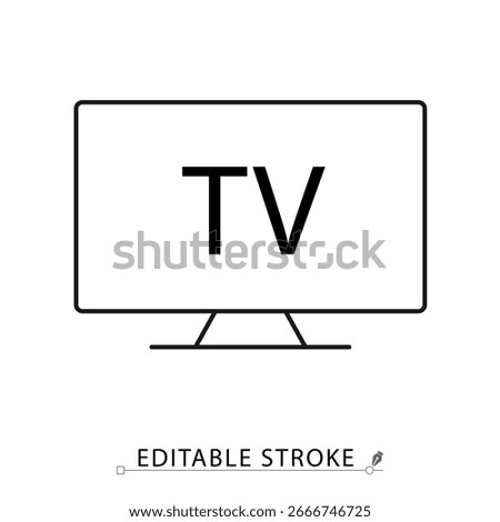 Minimalist safe icon with combination lock dial. Editable stroke vector illustration. Concept of security, money protection, hotel locker, valuables storage, privacy, safety and banking equipment.
